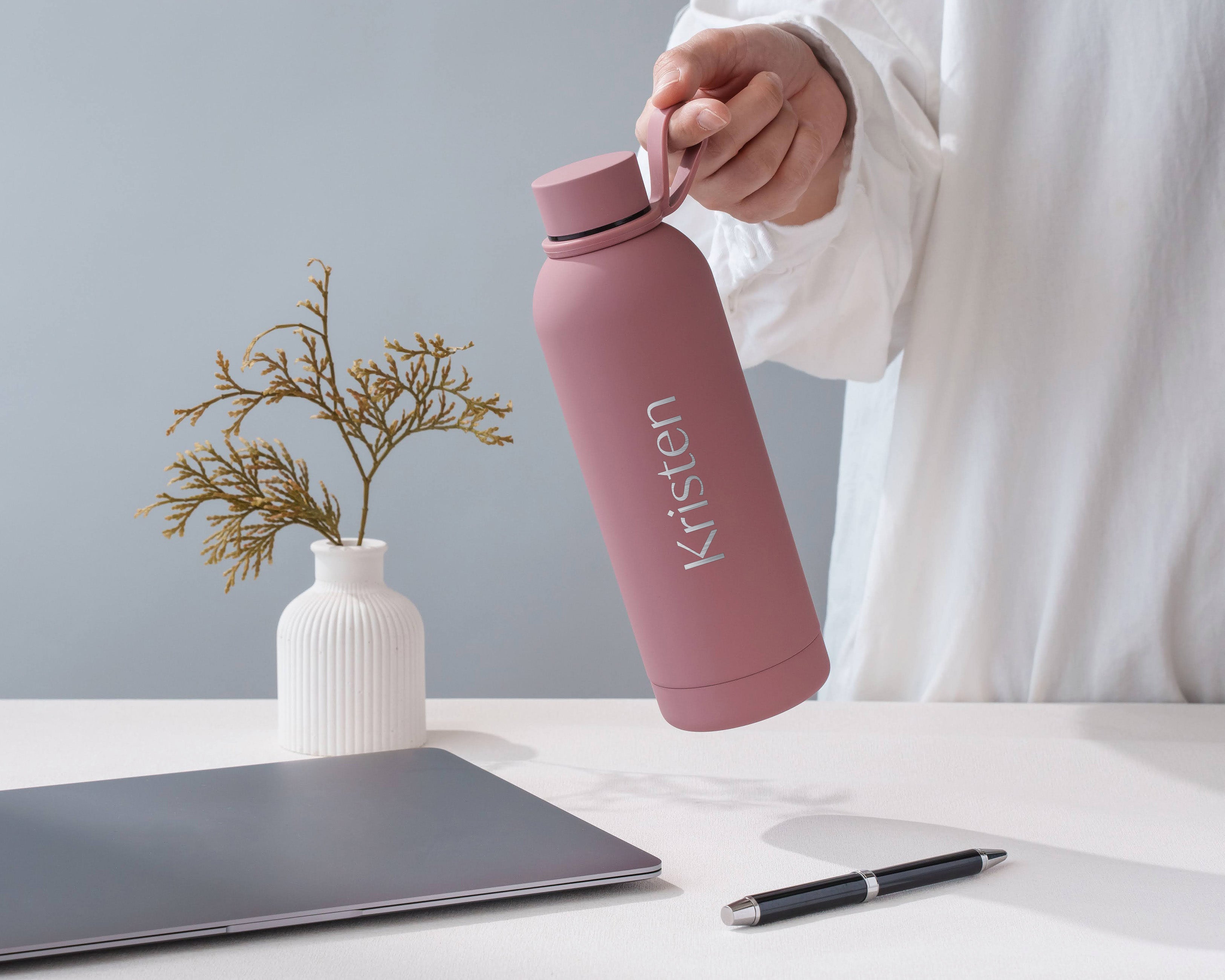 Engraved Tumbler with Strap 17oz