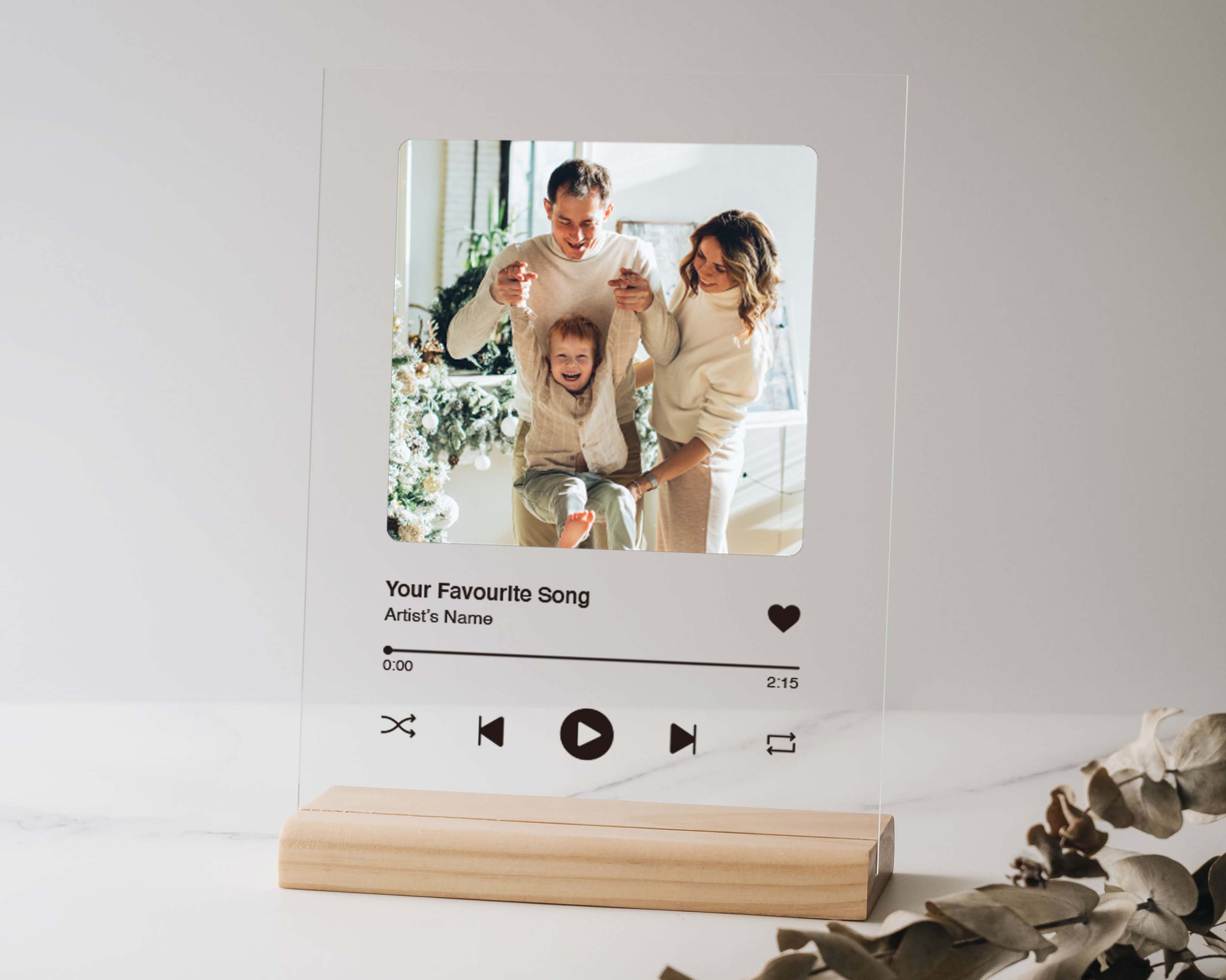 Personalized Music Plaque With Stand