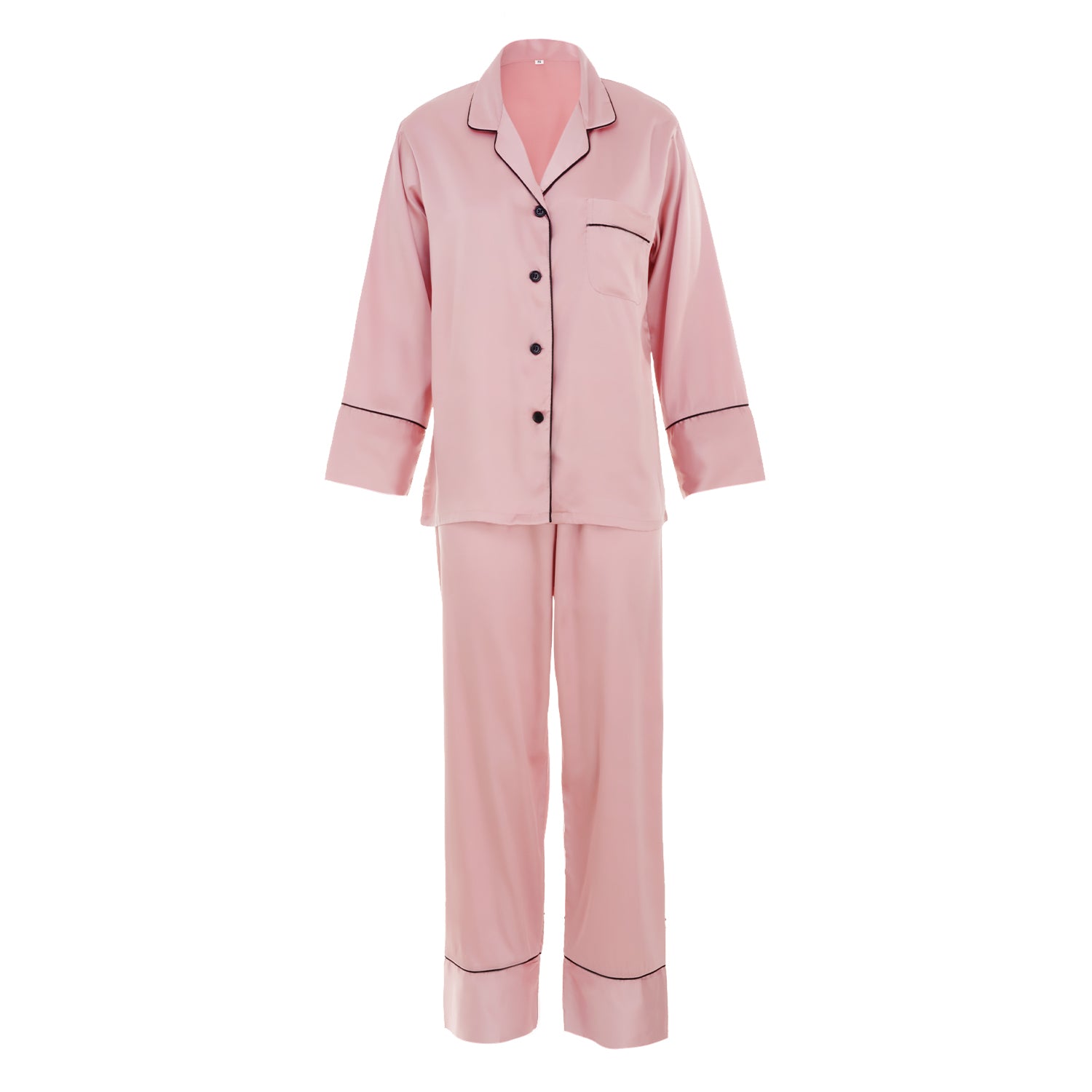 Front Monogram Silky Pajamas