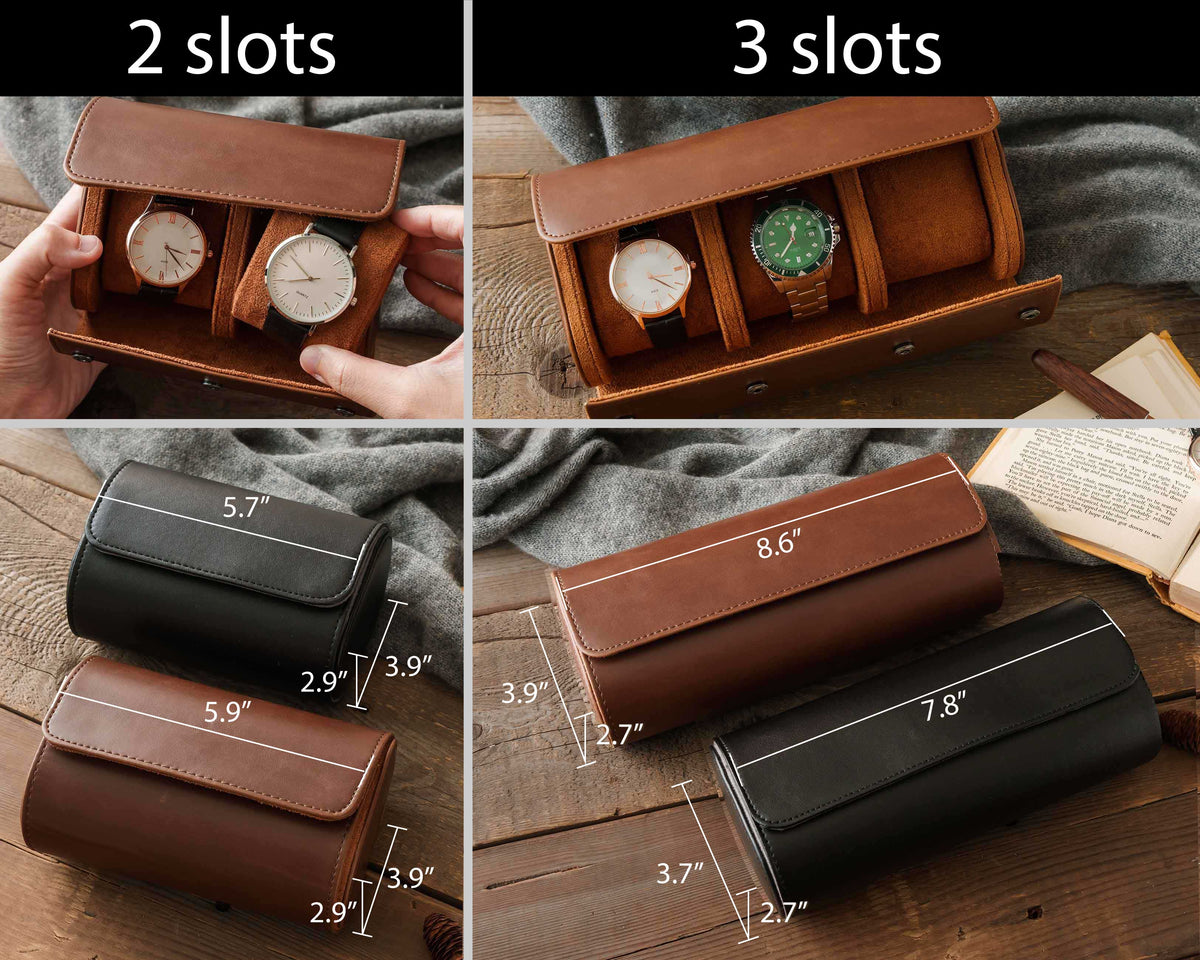 Personalized Leather Watch Case – photo 10