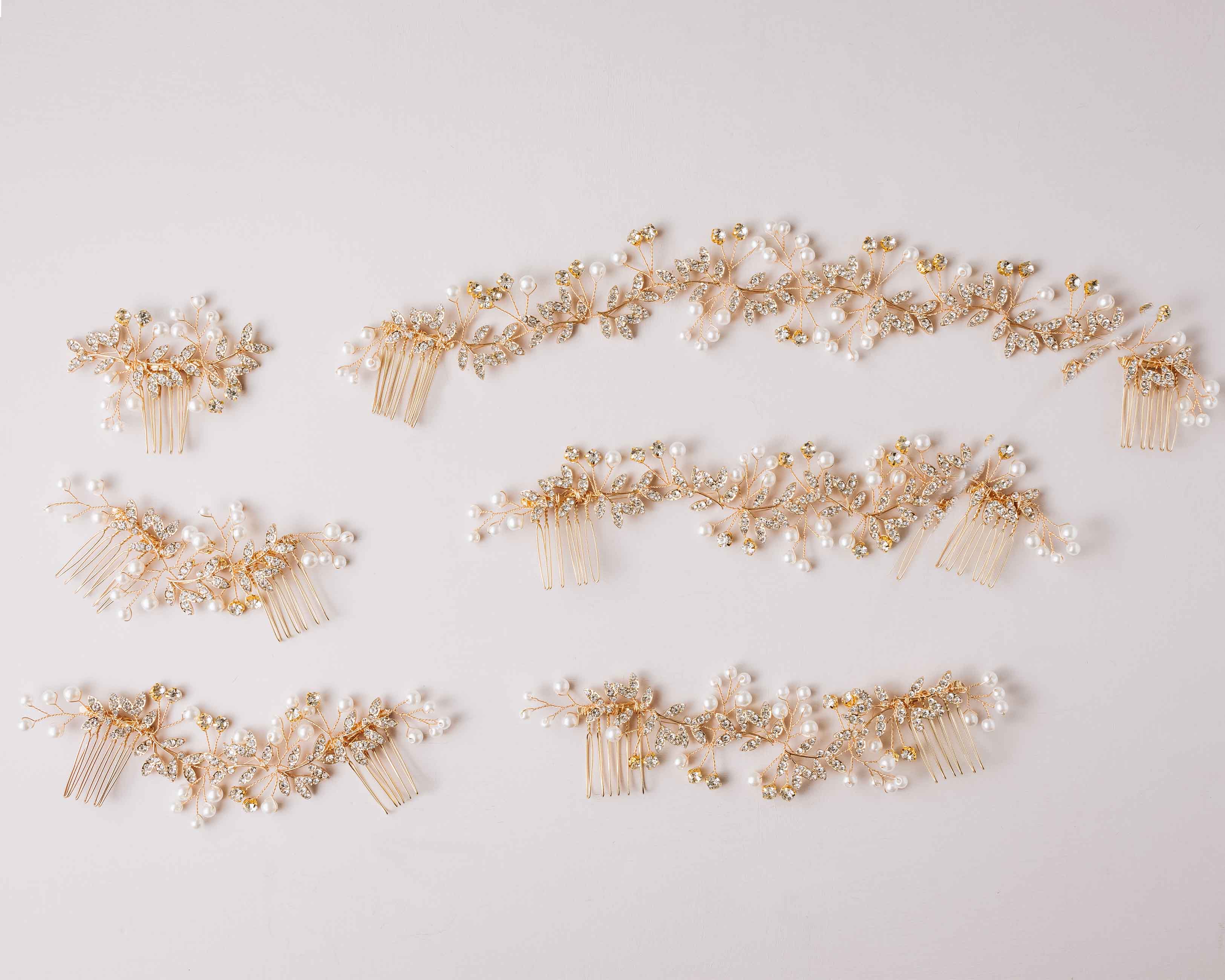 Wedding Hair Piece - Gold Wedding Hair Piece - The perfect bridal accessories