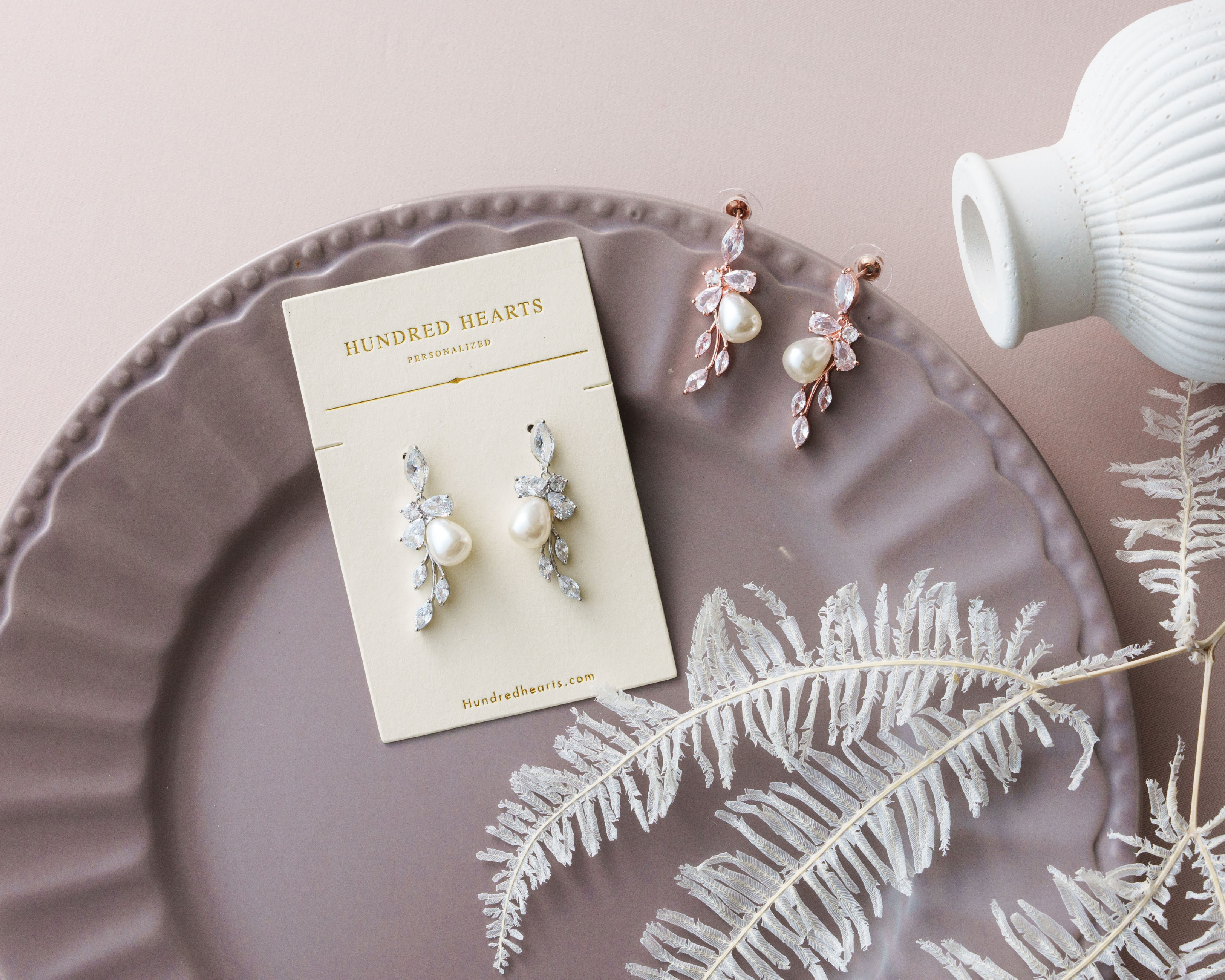 Glimmering Grace Bridal Earrings