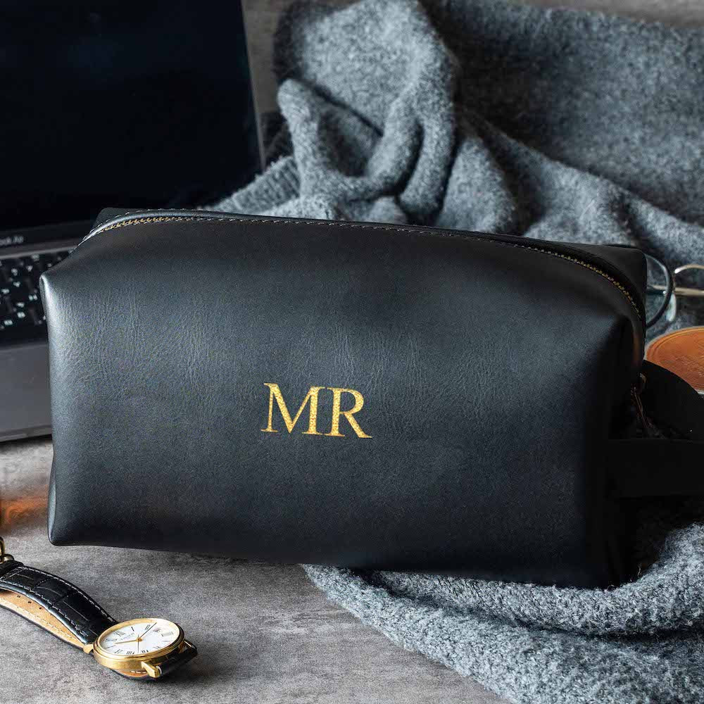 Monogrammed Dopp Kit for Men