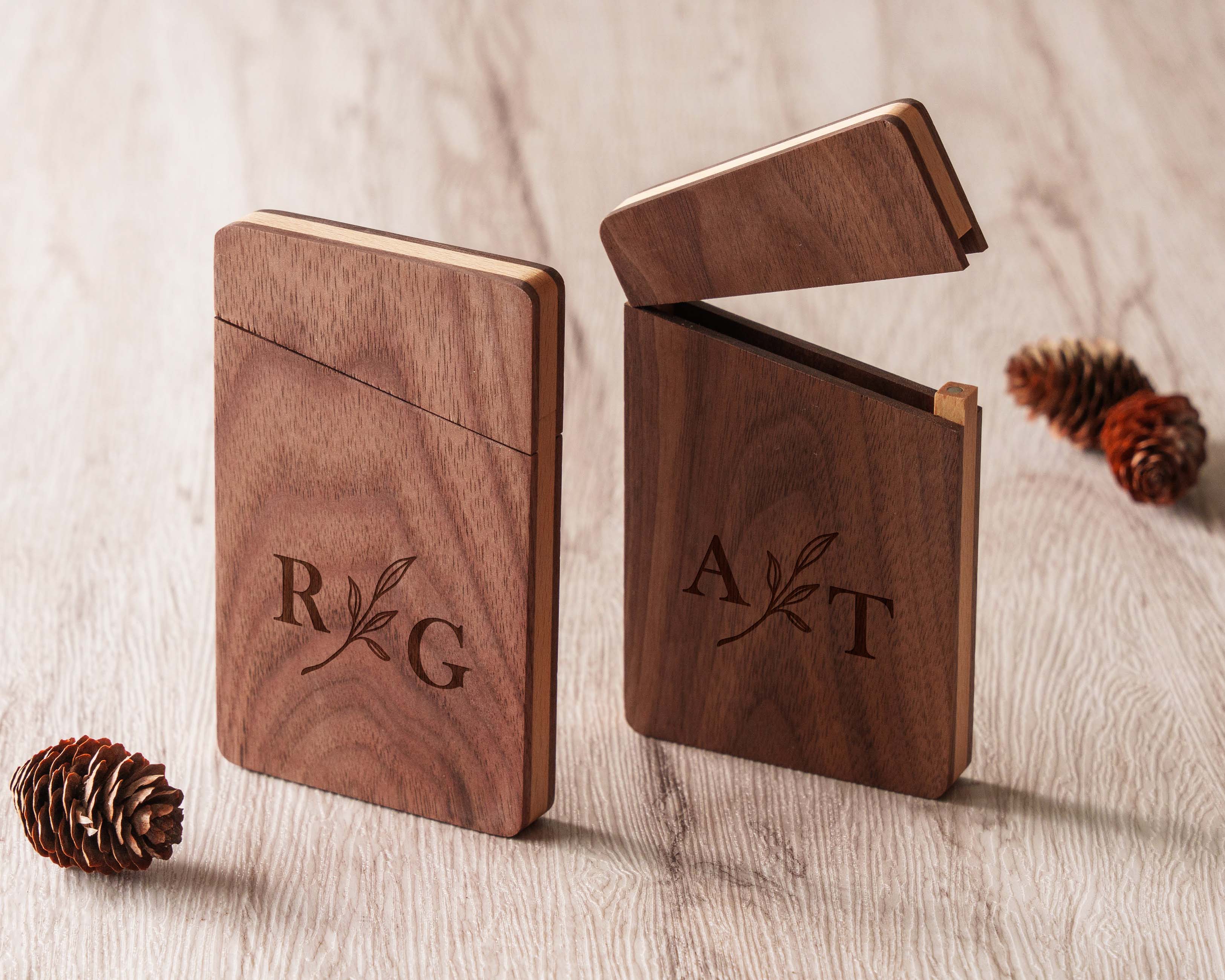 Wooden Business Card Case