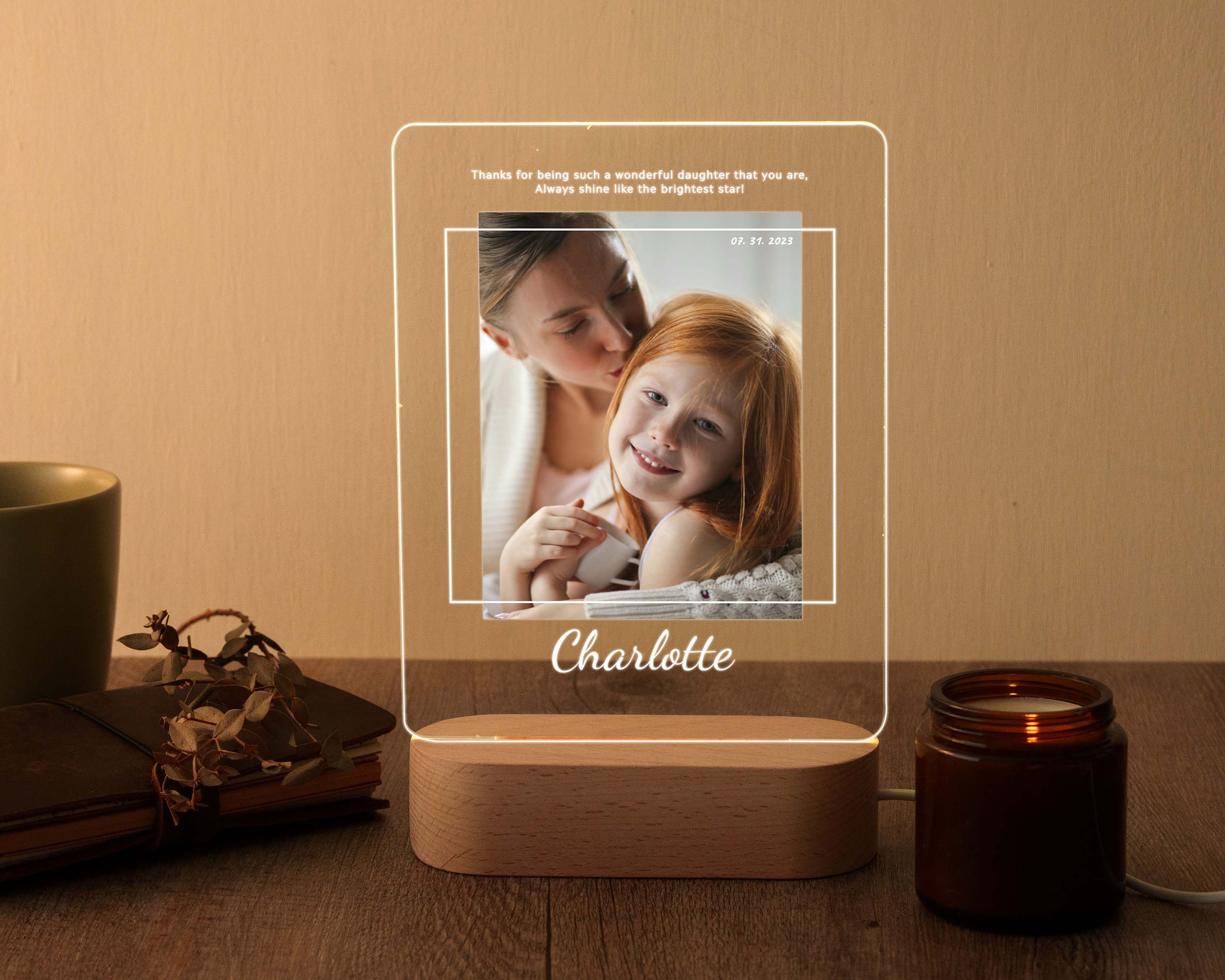 Custom Photo LED Night Light Sign
