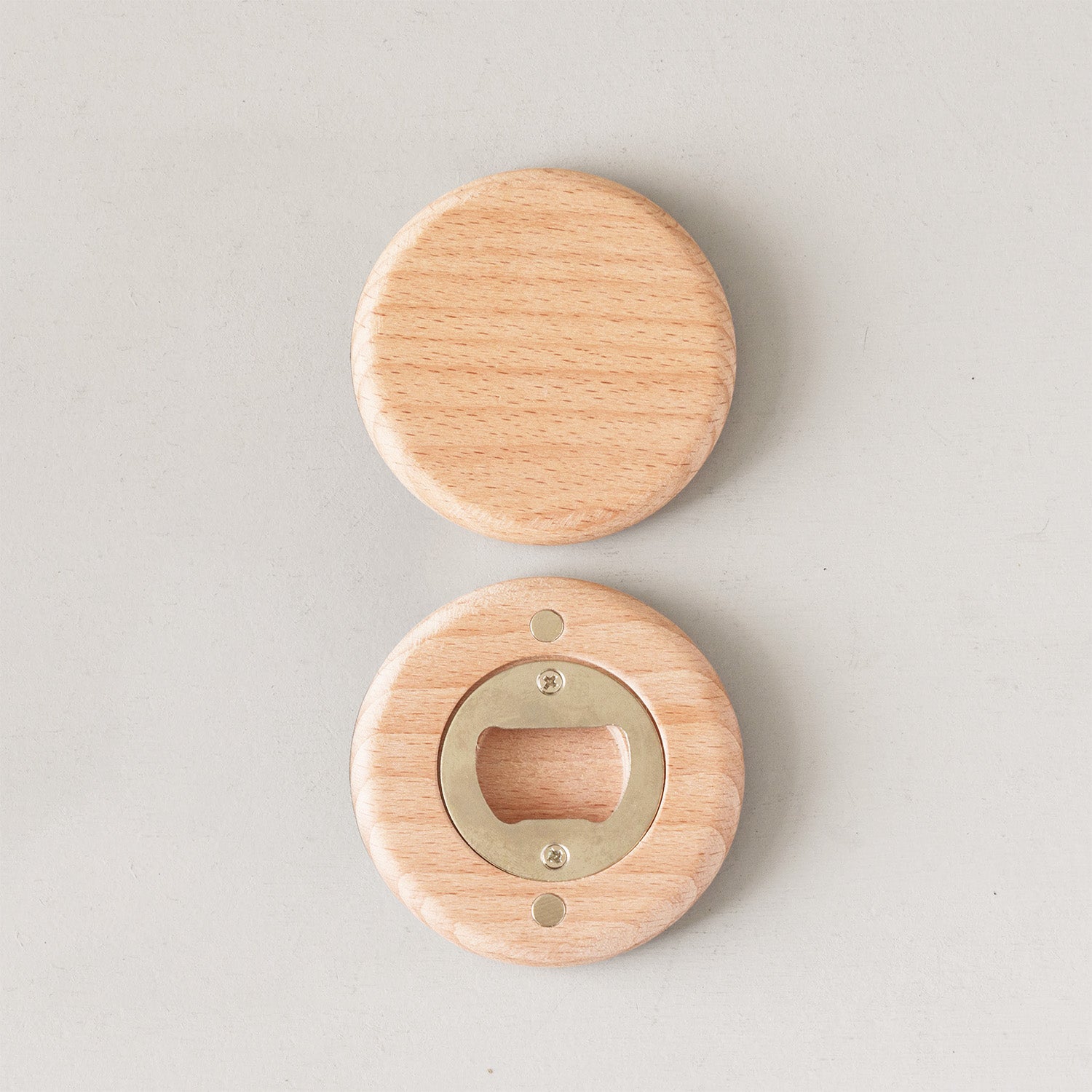 Bottle Opener Wood Magnet