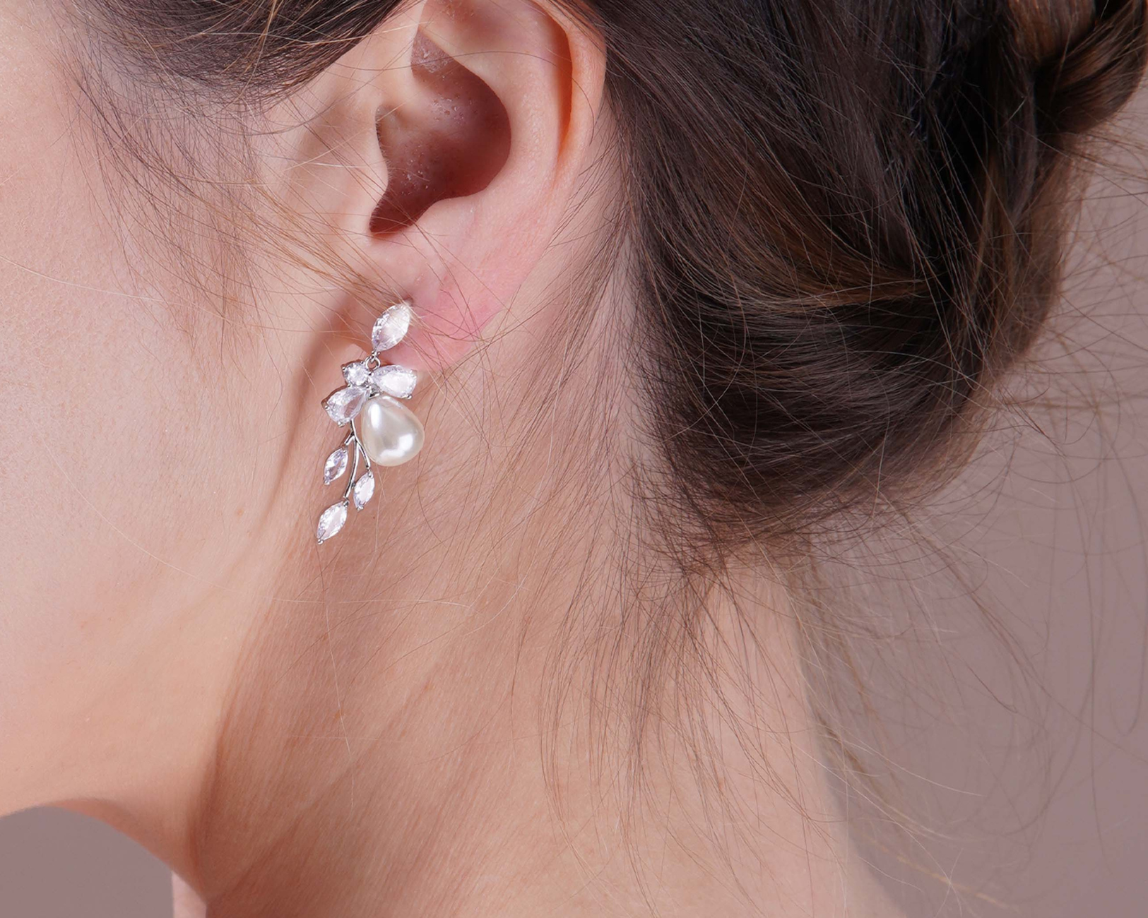 Glimmering Grace Bridal Earrings