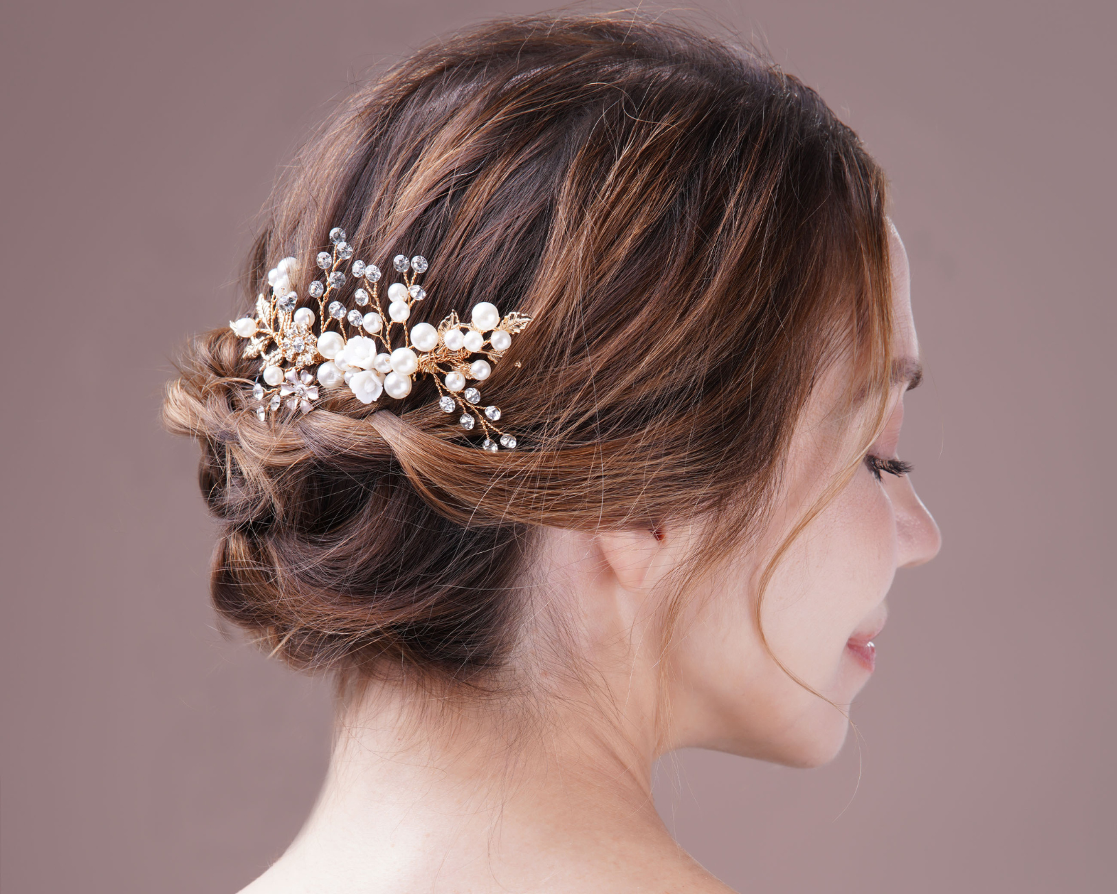 Shimmer Crystal Hair Accessories