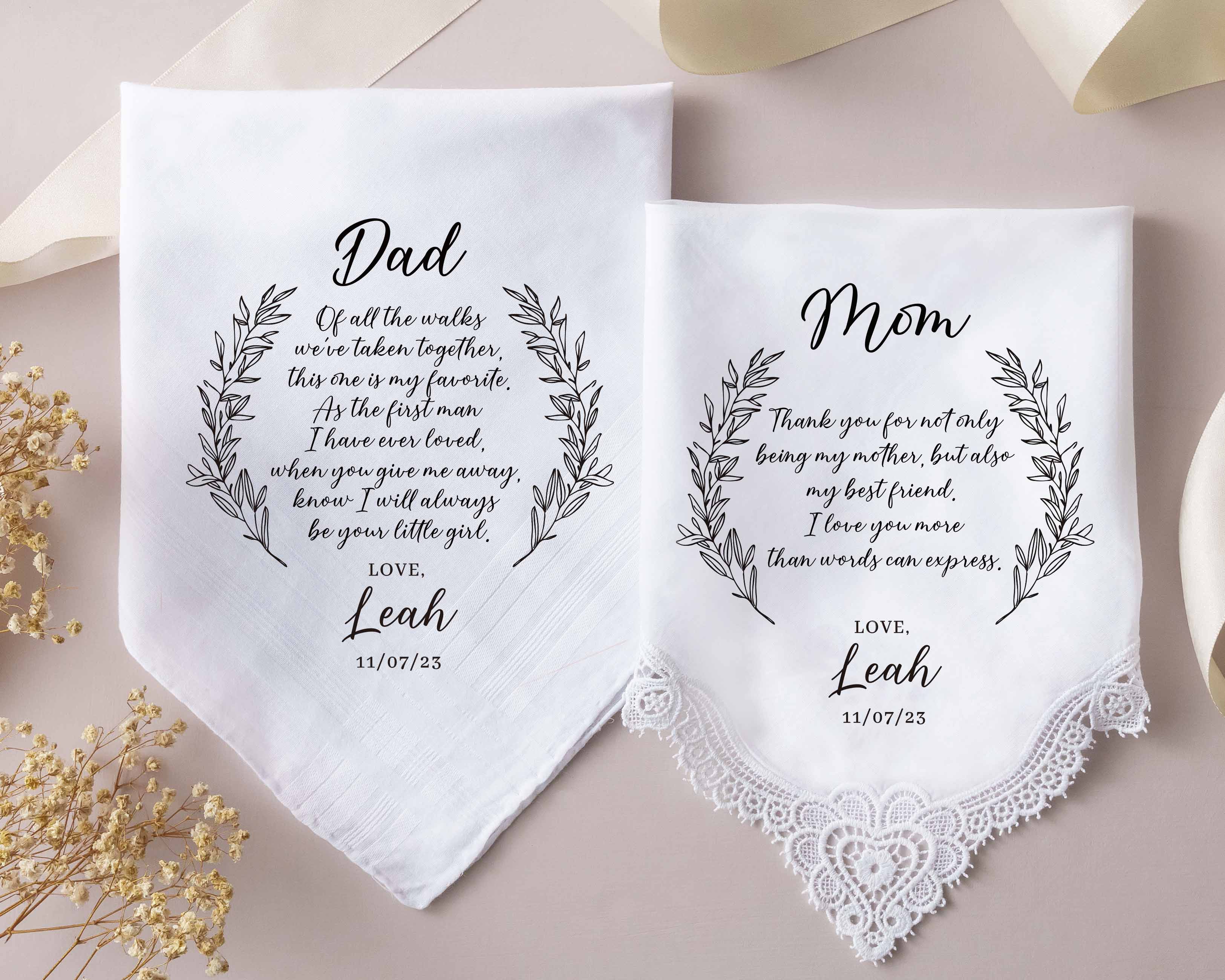 Personalized Embroidery Cotton Handkerchief