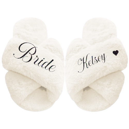 Personalized Fluffy Slippers