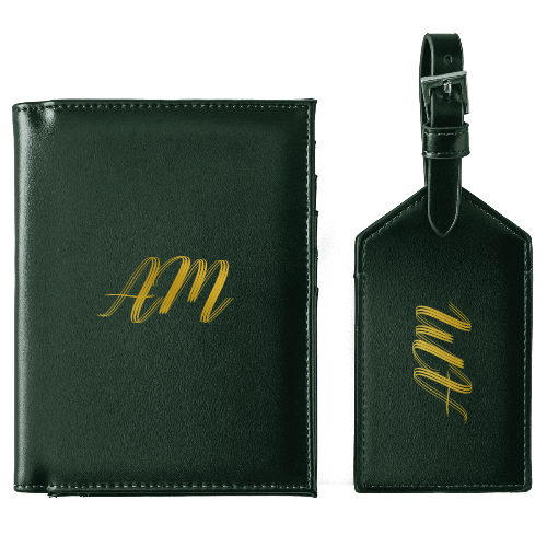Personalized Name Passport Holder & Luggage Tag