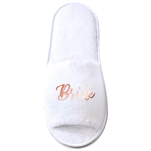 Personalized Spa Slippers for Wedding Party - Customer's Product with price 7.23 ID I-vvsx2Np8ql6Yq1McoKaShK