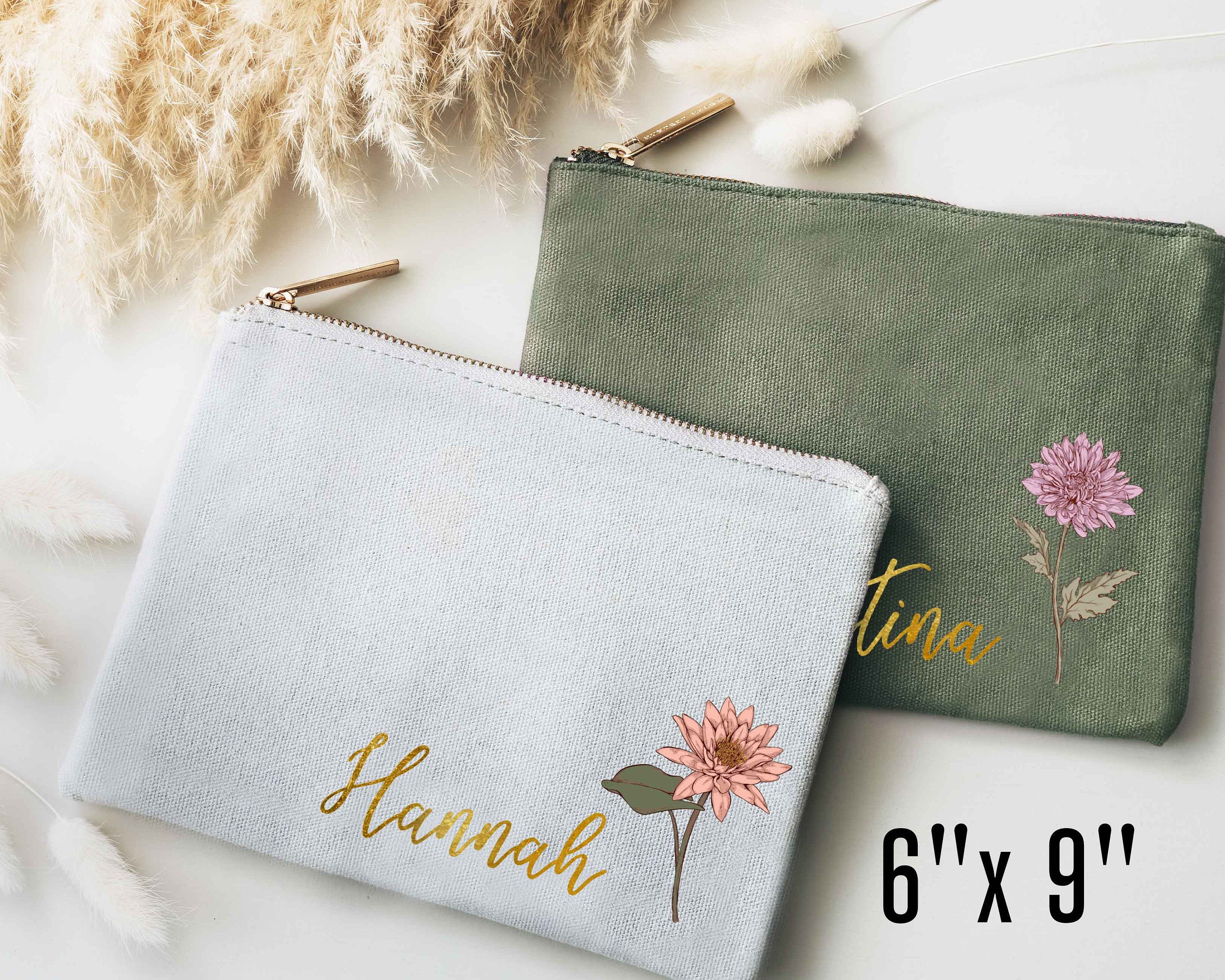 Custom Makeup Bag, Christmas Gifts for Her, Anniversary Day Gift for Girlfriend, Birthday Gifts for Best Friend, Coworker