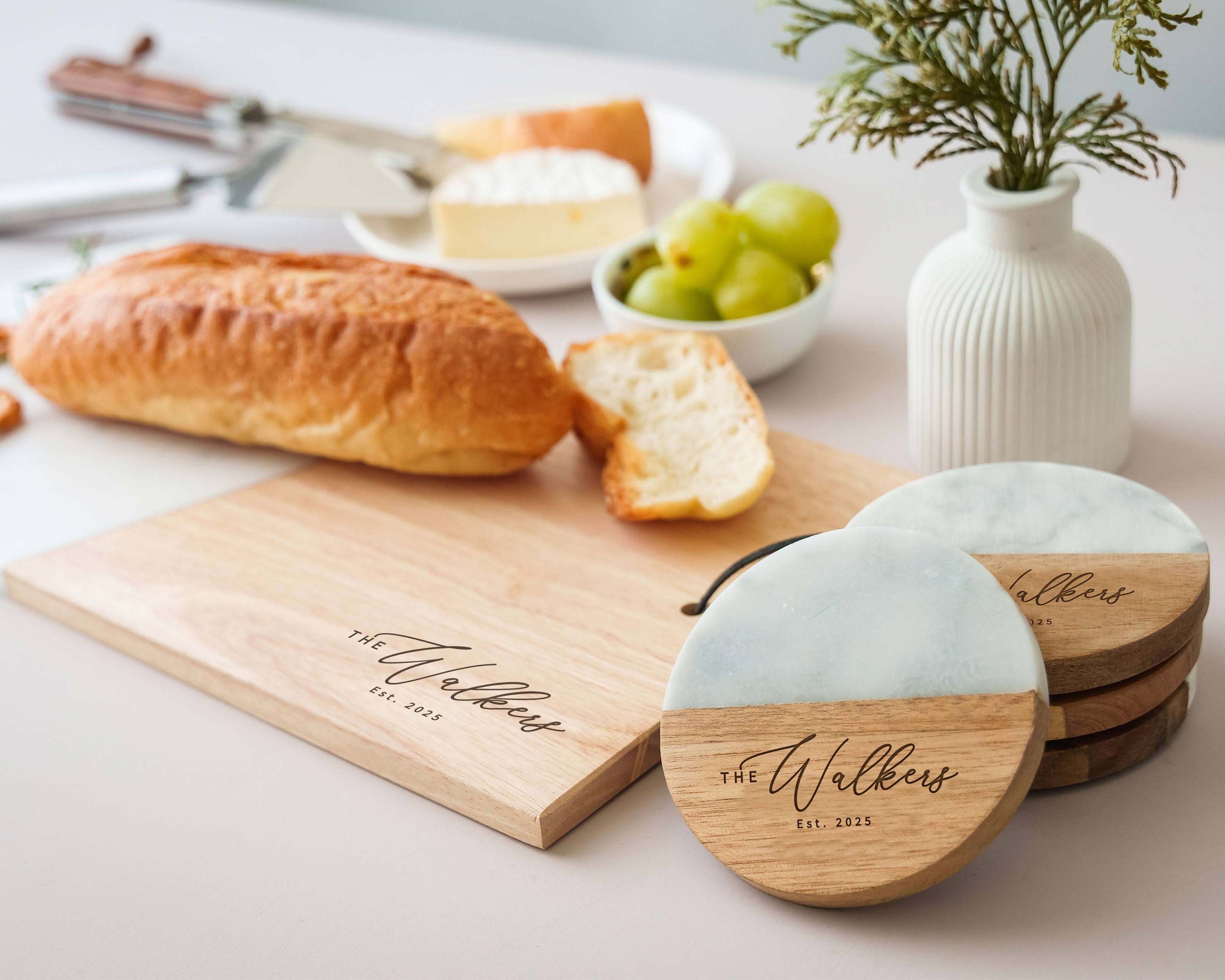 a table topped with bread and other food items