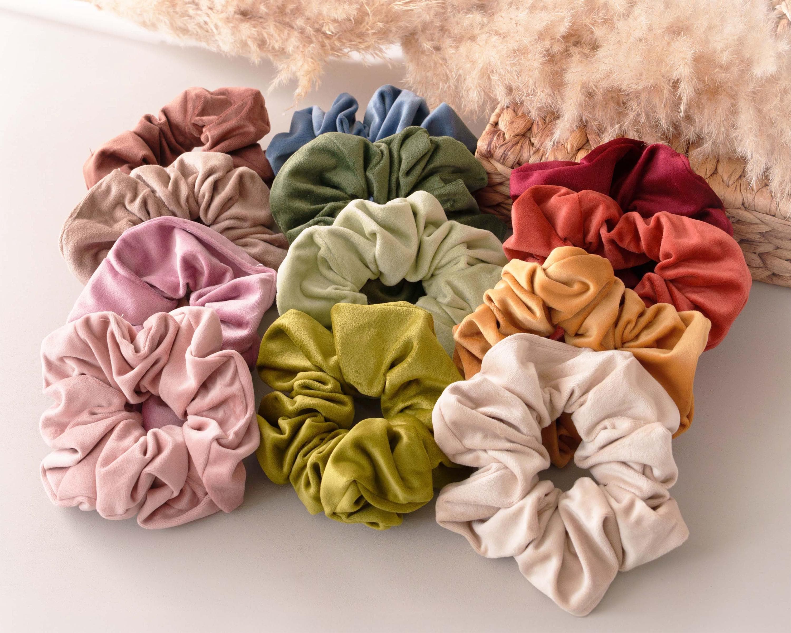 a bunch of scrunchys sitting on top of a table
