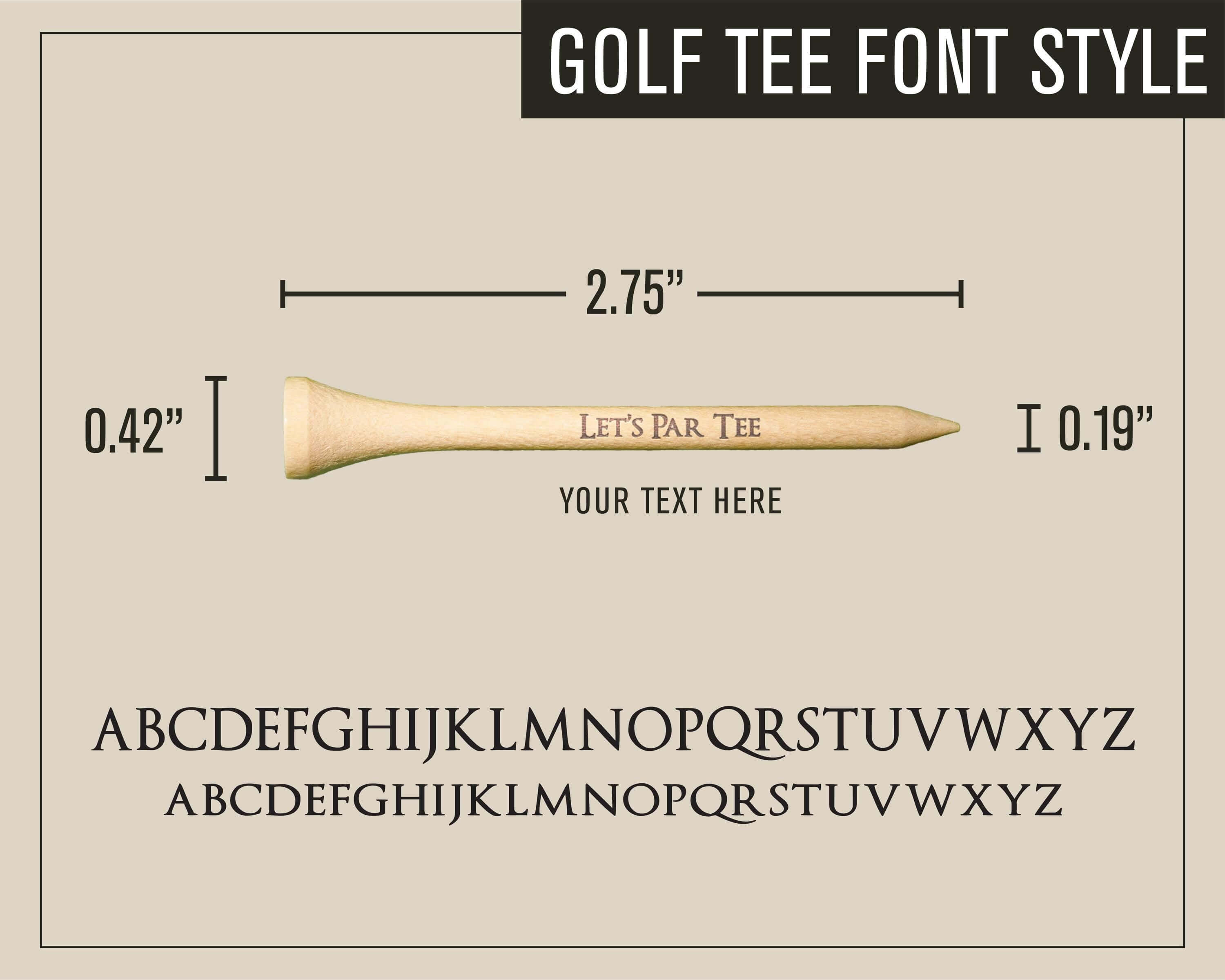 a wooden golf tee with a wooden handle