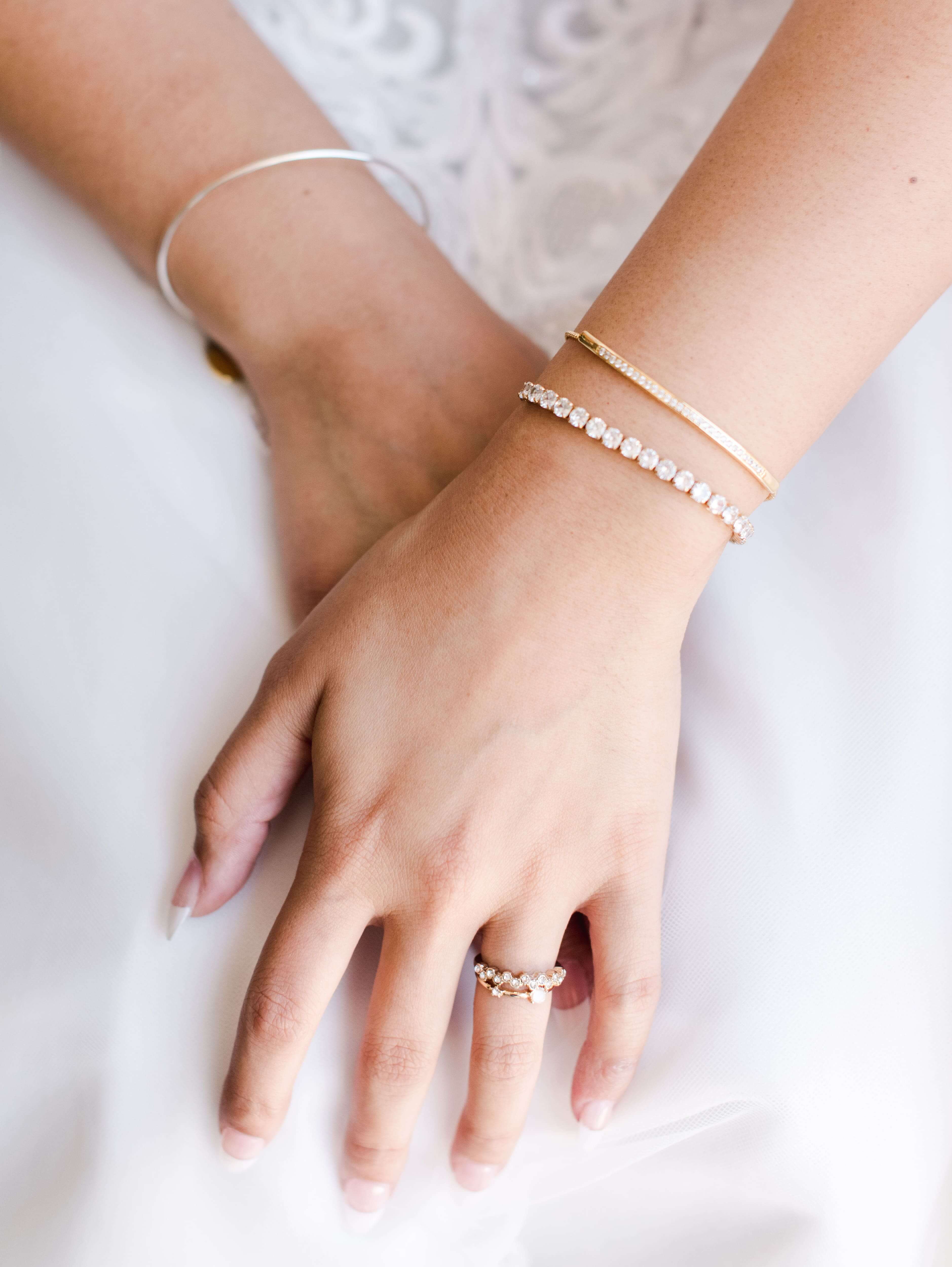 Various shots of Wedding Bangles, showcasing their elegant design and versatility.